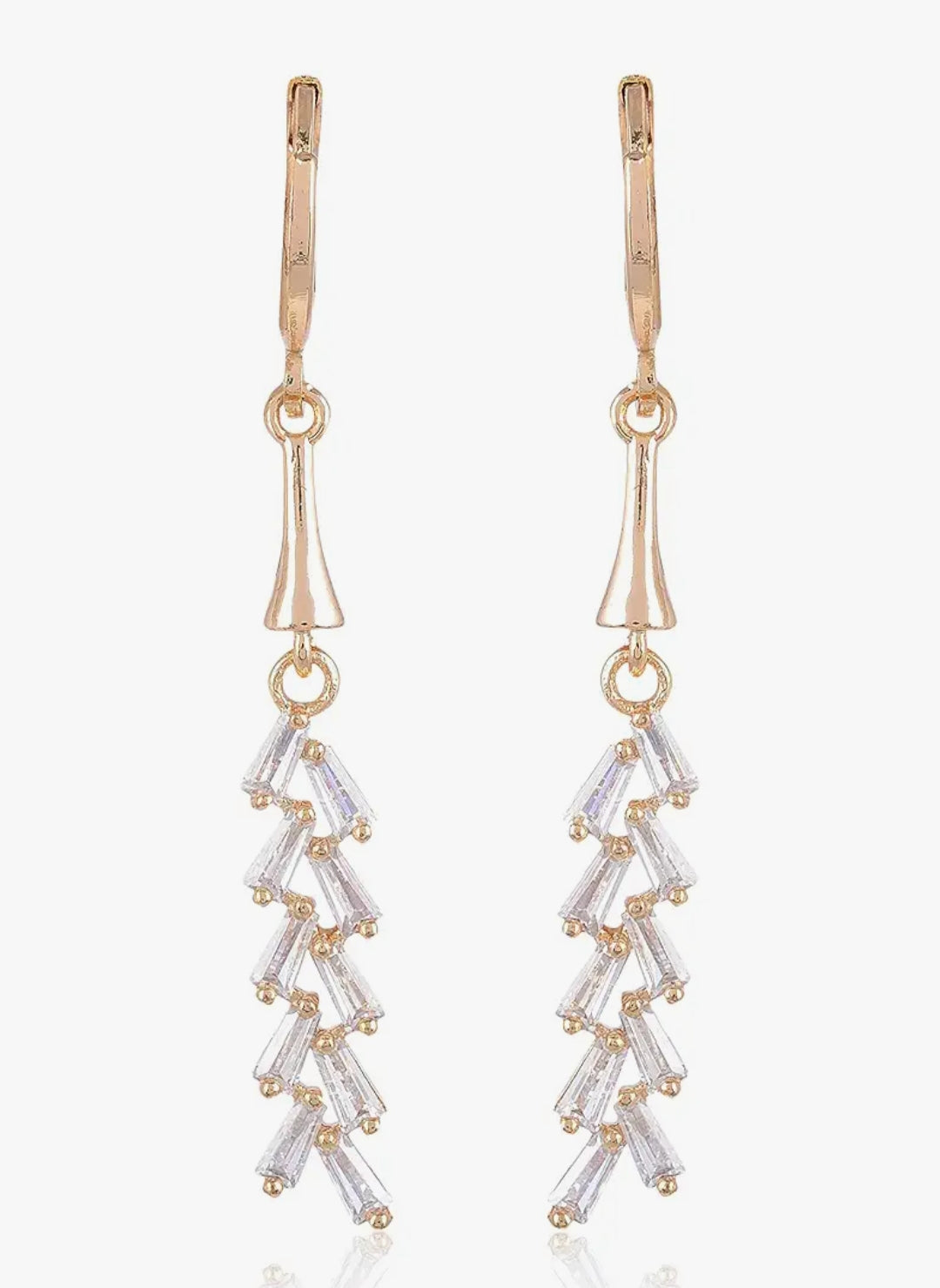 Golden Anti Tarnish AD Danglers